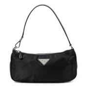 Pre-owned Canvas handbags Prada Vintage , Black , Dames