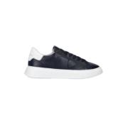 Stedelijke Leren Sneaker met Contrast Kraag Philippe Model , Black , H...