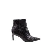 Pre-owned Leather boots Loewe Pre-owned , Black , Dames