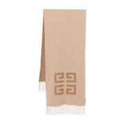 Tonal Splitz Sjaal Givenchy , Beige , Heren