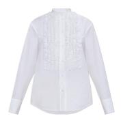 Blouse met jabot Jil Sander , White , Dames