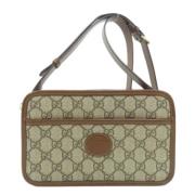 Pre-owned Canvas gucci-bags Gucci Vintage , Brown , Dames