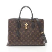 Pre-owned Leather handbags Louis Vuitton Vintage , Black , Dames