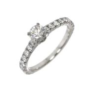 Pre-owned Platinum rings Cartier Vintage , Gray , Dames