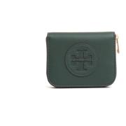 Groene ritsportemonnee Tory Burch , Green , Dames