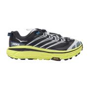 Gedempte Sneakers met Quicklace Sluiting Hoka One One , Black , Heren