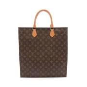 Pre-owned Canvas handbags Louis Vuitton Vintage , Brown , Dames