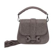 Handtas bedekt met glitter Alma EN Pena , Gray , Dames