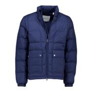 Donkerblauwe winterjas Gant , Blue , Heren