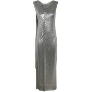 Zilveren Mesh Kimono Paco Rabanne , Gray , Dames