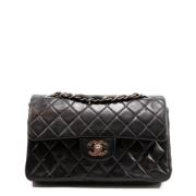 Pre-owned Leather shoulder-bags Chanel Vintage , Black , Dames