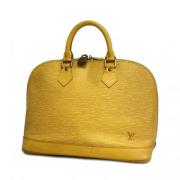 Pre-owned Fabric handbags Louis Vuitton Vintage , Yellow , Dames