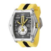 Racing Quartz Horloge - Zwarte Wijzerplaat Invicta Watches , Gray , He...