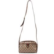 Pre-owned Canvas gucci-bags Gucci Vintage , Brown , Dames