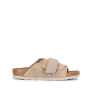 Suède Sandalen met Enkele Band Birkenstock , Beige , Dames