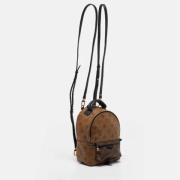 Pre-owned Leather backpacks Louis Vuitton Vintage , Brown , Dames