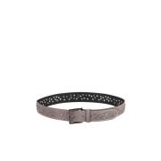 Gevlochten leren riem Alma EN Pena , Gray , Dames