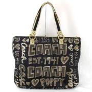 Pre-owned Canvas handbags Coach Pre-owned , Black , Dames