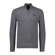 Grijze Gebreide Trui Superdry , Gray , Heren