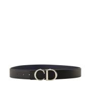 Omkeerbare CD Riem Dior , Black , Heren