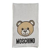 Stijlvolle Sjaal met Viscosemix Moschino , Gray , Dames