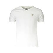 Katoenen Buitenshirt met Logo Aeronautica Militare , White , Heren