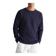 Heren Katoenmix Technische Sweater Liu Jo , Blue , Heren