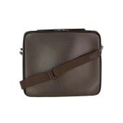 Pre-owned Leather briefcases Louis Vuitton Vintage , Brown , Dames