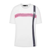 Casual Katoenen T-shirt voor vrouwen Love Moschino , White , Dames