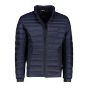 Donkerblauwe Gewatteerde Jas Hugo Boss , Blue , Heren