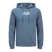 Grafische hoodie met extra zachte binnenkant Jack & Jones , Blue , Her...