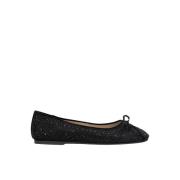 Platte ballerina met strass Alma EN Pena , Black , Dames