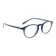 Riley-R Brilmontuur Oliver Peoples , Blue , Unisex