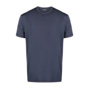 Lyocell Katoenen T-Shirt in Marineblauw Tom Ford , Blue , Heren