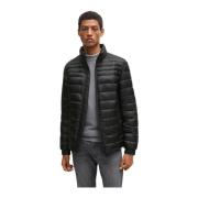 Zwarte Winterjas Hugo Boss , Black , Heren