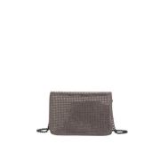 Tas met strass klep Alma EN Pena , Gray , Dames