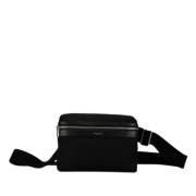 Pre-owned Canvas crossbody-bags Saint Laurent Vintage , Black , Dames