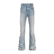 Verfspat Flare Jeans 'Clay Indigo' Amiri , Blue , Heren