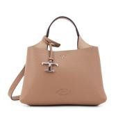 Micro leren tas met metalen detail Tod's , Brown , Dames