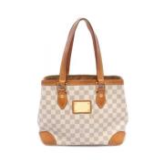 Pre-owned Leather shoulder-bags Louis Vuitton Vintage , White , Dames