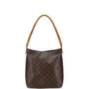 Pre-owned Leather shoulder-bags Louis Vuitton Vintage , Brown , Dames