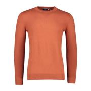 Oranje Gebreide Trui Ronde Hals Superdry , Orange , Heren