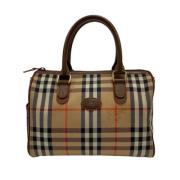 Pre-owned Canvas handbags Burberry Vintage , Brown , Dames