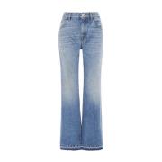 Straight-Leg Jeans met Klassiek Ontwerp Chloé , Blue , Dames