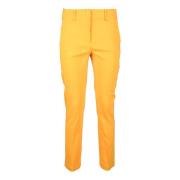 Elegante Viscose Blend Broek Liviana Conti , Yellow , Dames