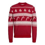 Kerst Gebreide Trui Gabriel Jack & Jones , Red , Heren