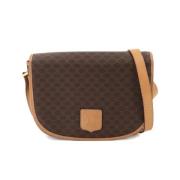 Pre-owned Leather shoulder-bags Celine Vintage , Brown , Dames