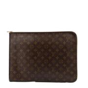 Pre-owned Canvas home-office Louis Vuitton Vintage , Brown , Dames