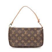 Pre-owned Canvas louis-vuitton-bags Louis Vuitton Vintage , Brown , Da...