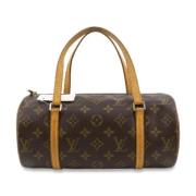 Pre-owned Canvas shoulder-bags Louis Vuitton Vintage , Brown , Dames